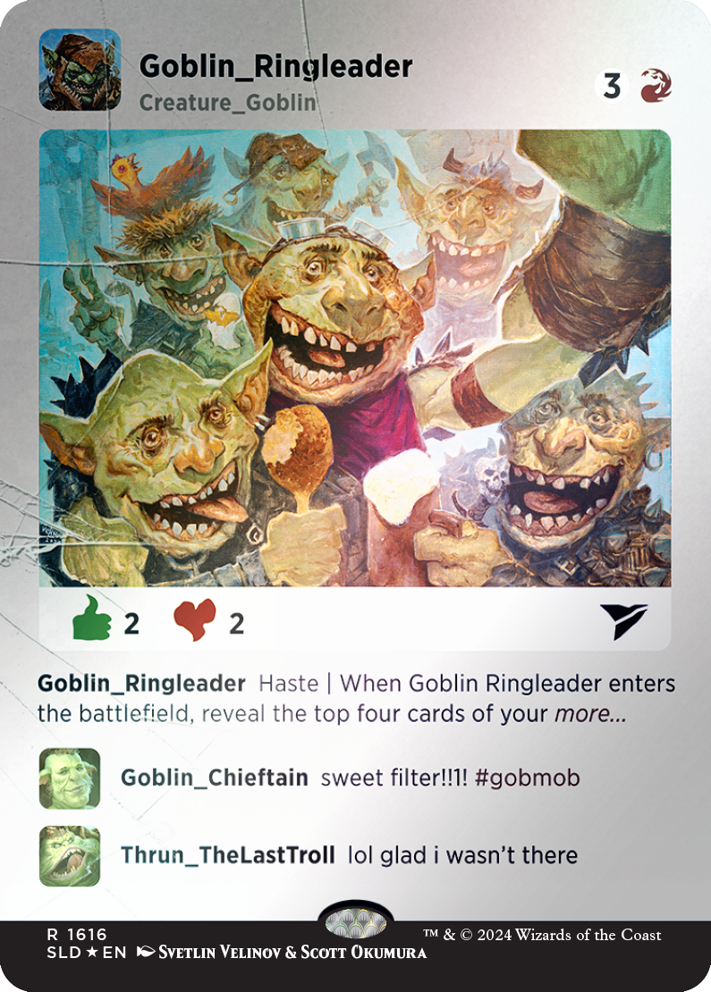 Goblin Ringleader (Rainbow Foil) [Secret Lair Drop Series] | Jomio and Rueliete's Cards and Comics