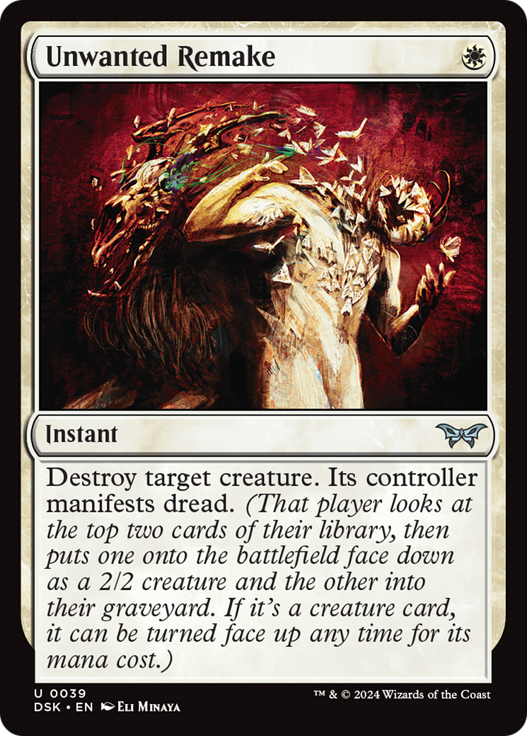 Unwanted Remake [Duskmourn: House of Horror] | Jomio and Rueliete's Cards and Comics