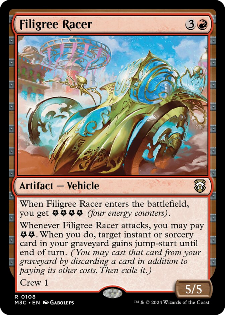 Filigree Racer [Modern Horizons 3 Commander] | Jomio and Rueliete's Cards and Comics