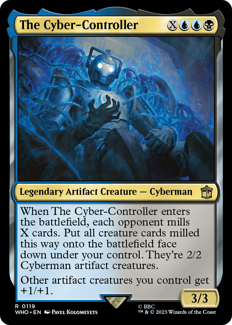 The Cyber-Controller [Doctor Who] | Jomio and Rueliete's Cards and Comics