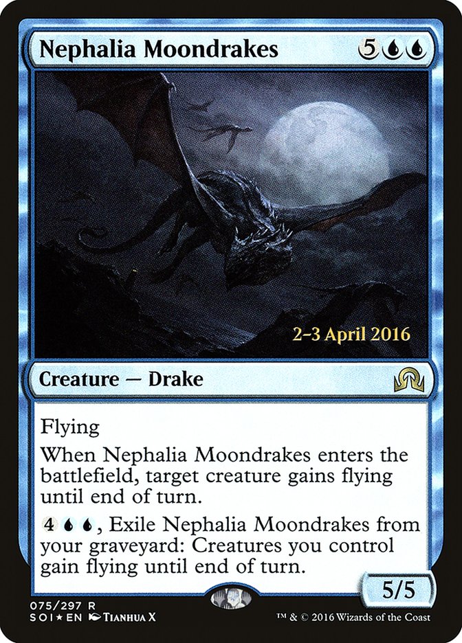 Nephalia Moondrakes [Shadows over Innistrad Prerelease Promos] | Jomio and Rueliete's Cards and Comics