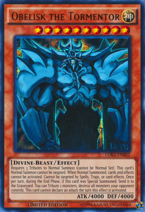 Obelisk the Tormentor [LDK2-ENS02] Ultra Rare | Jomio and Rueliete's Cards and Comics