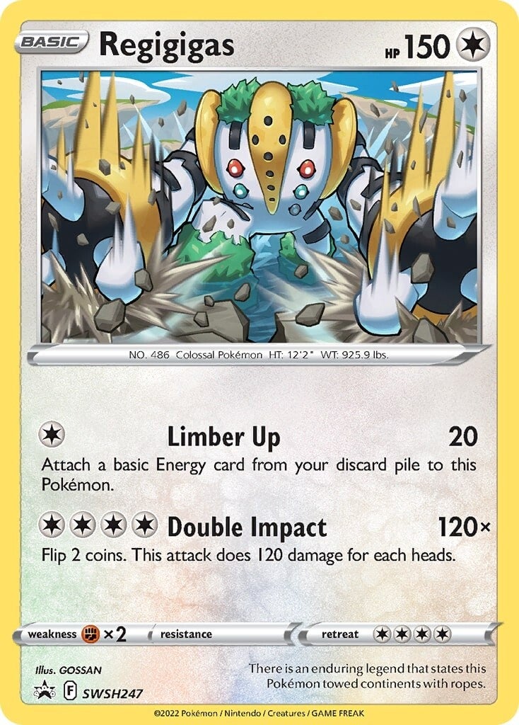 Regigigas (SWSH247) [Sword & Shield: Black Star Promos] | Jomio and Rueliete's Cards and Comics