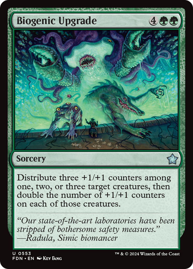 Biogenic Upgrade [Foundations] | Jomio and Rueliete's Cards and Comics