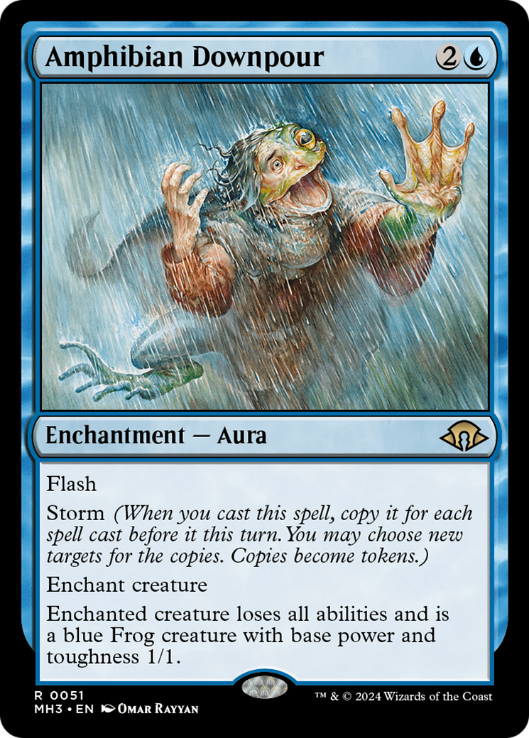 Amphibian Downpour [Modern Horizons 3] | Jomio and Rueliete's Cards and Comics