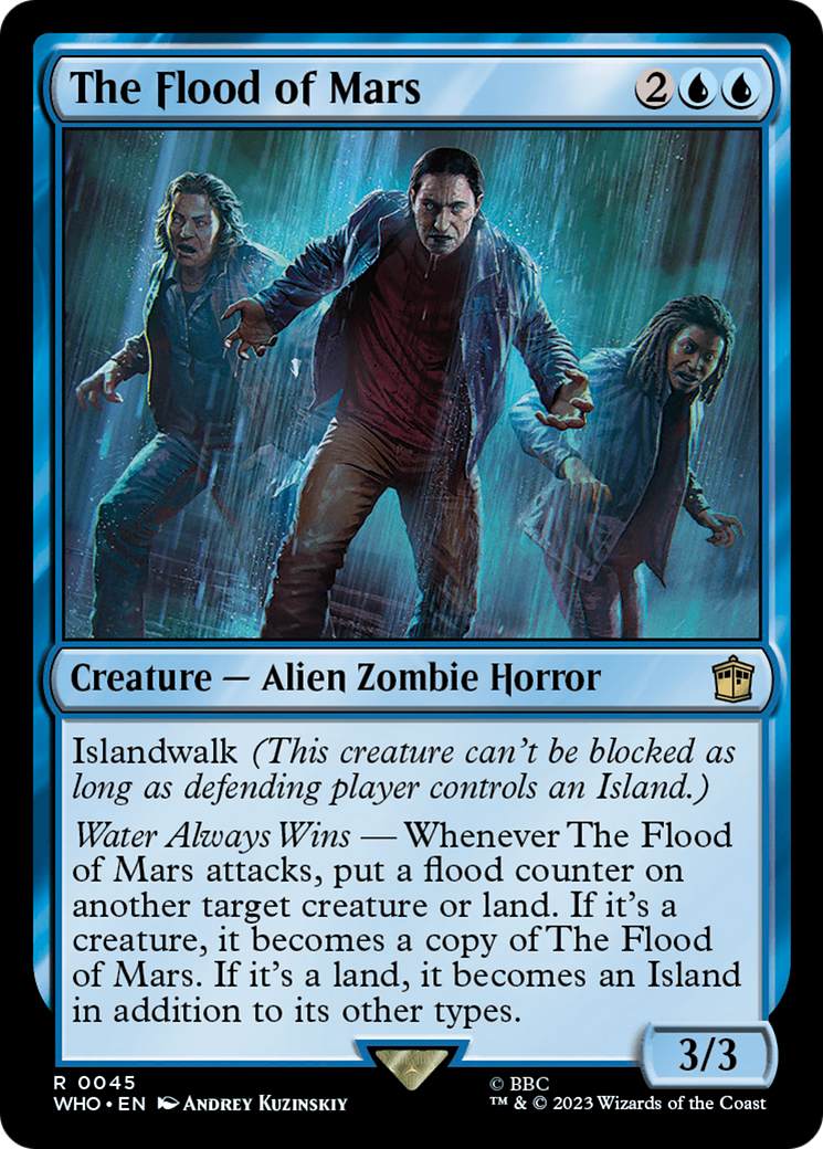 The Flood of Mars [Doctor Who] | Jomio and Rueliete's Cards and Comics