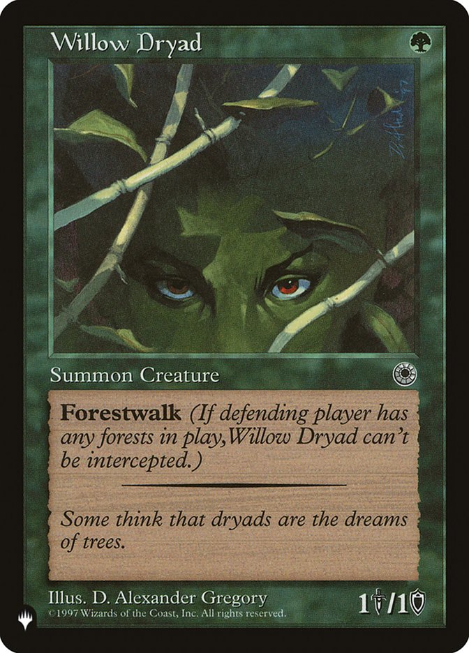 Willow Dryad [The List] | Jomio and Rueliete's Cards and Comics