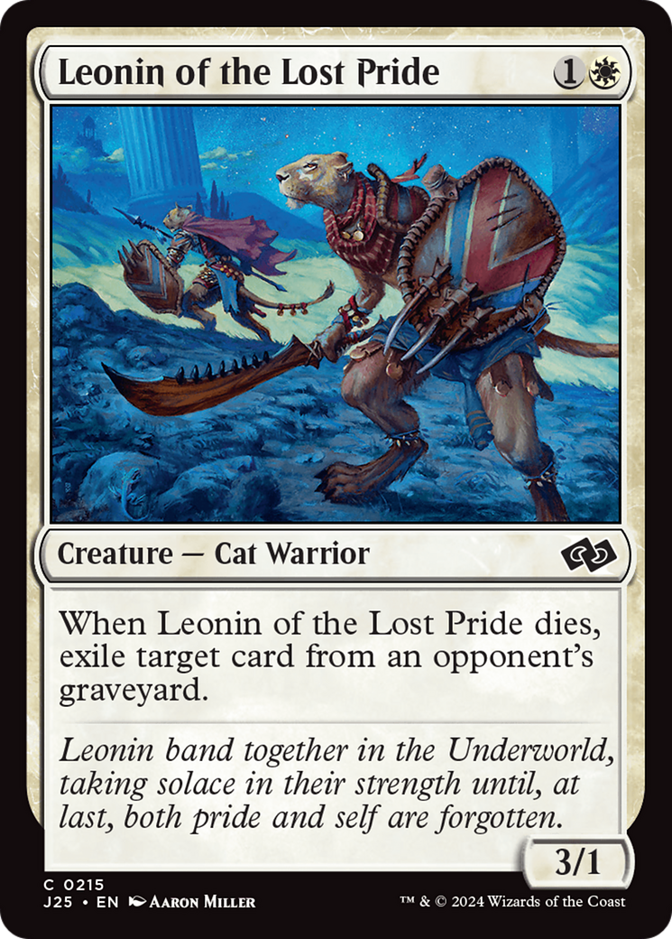 Leonin of the Lost Pride [Foundations Jumpstart] | Jomio and Rueliete's Cards and Comics