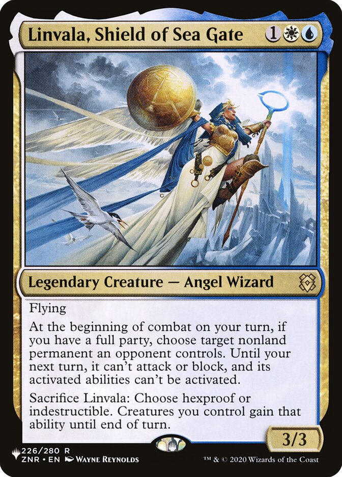 Linvala, Shield of Sea Gate [The List] | Jomio and Rueliete's Cards and Comics