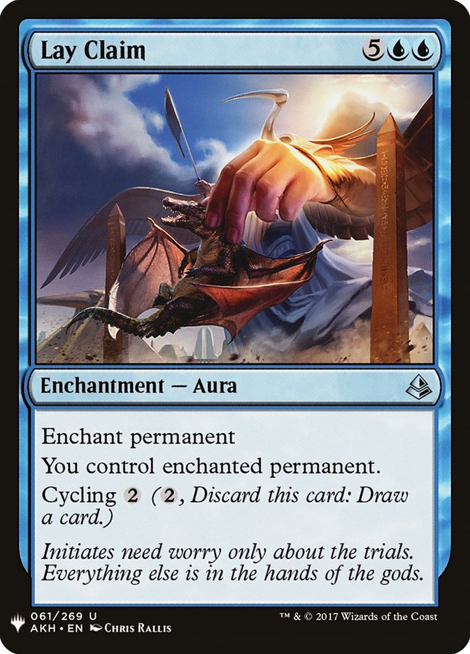 Lay Claim [Mystery Booster] | Jomio and Rueliete's Cards and Comics