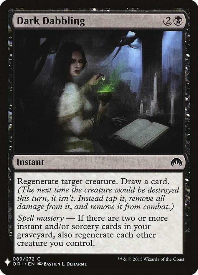 Dark Dabbling [Mystery Booster] | Jomio and Rueliete's Cards and Comics