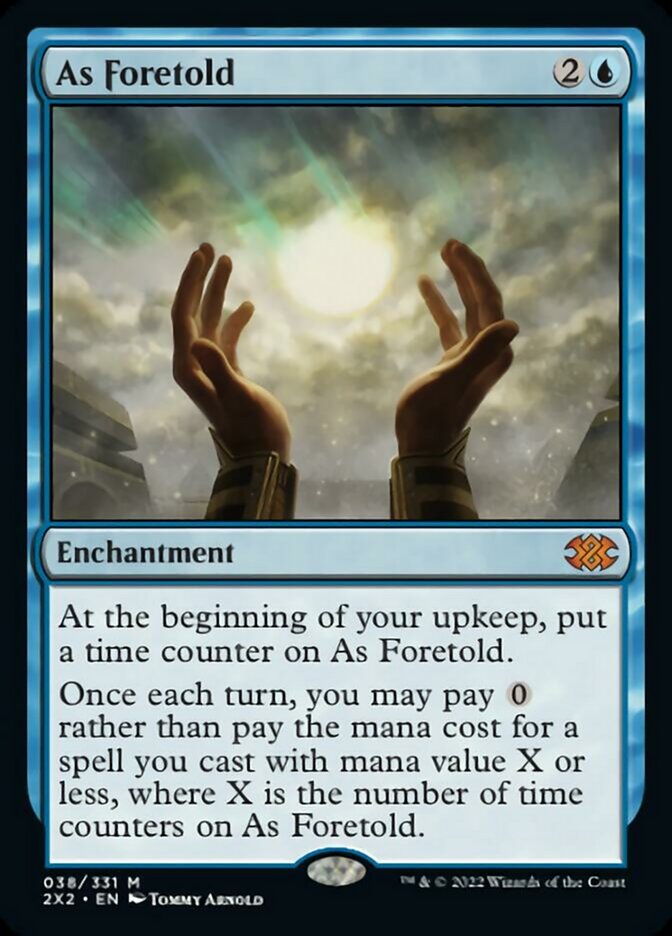 As Foretold [Double Masters 2022] | Jomio and Rueliete's Cards and Comics