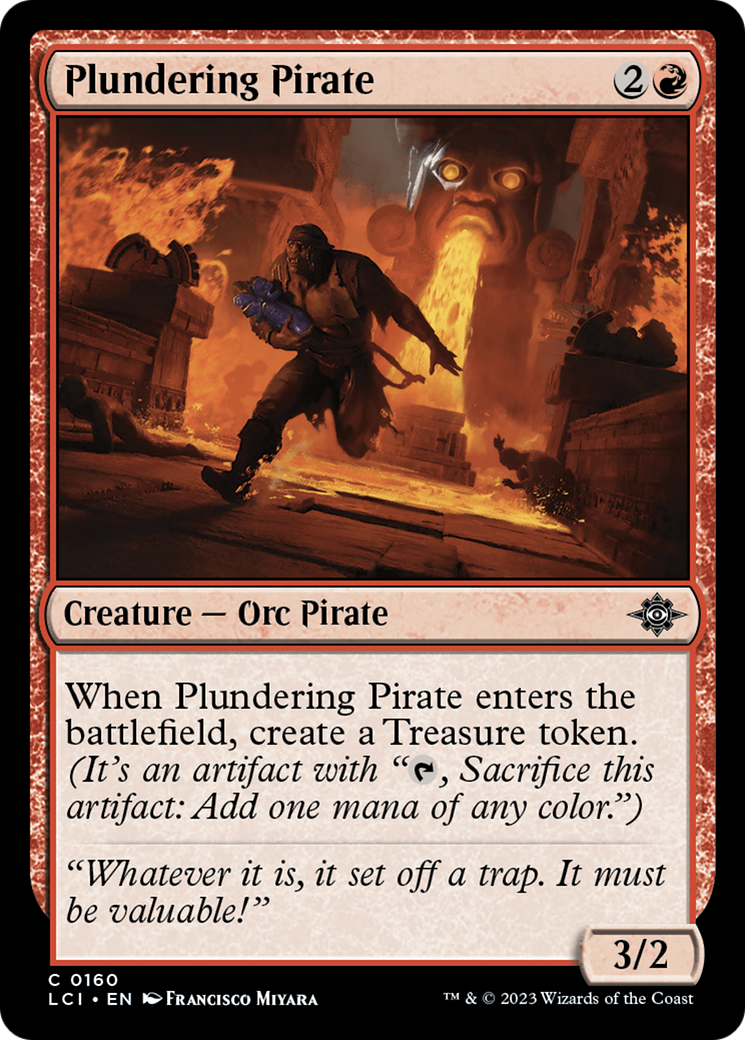 Plundering Pirate [The Lost Caverns of Ixalan] | Jomio and Rueliete's Cards and Comics