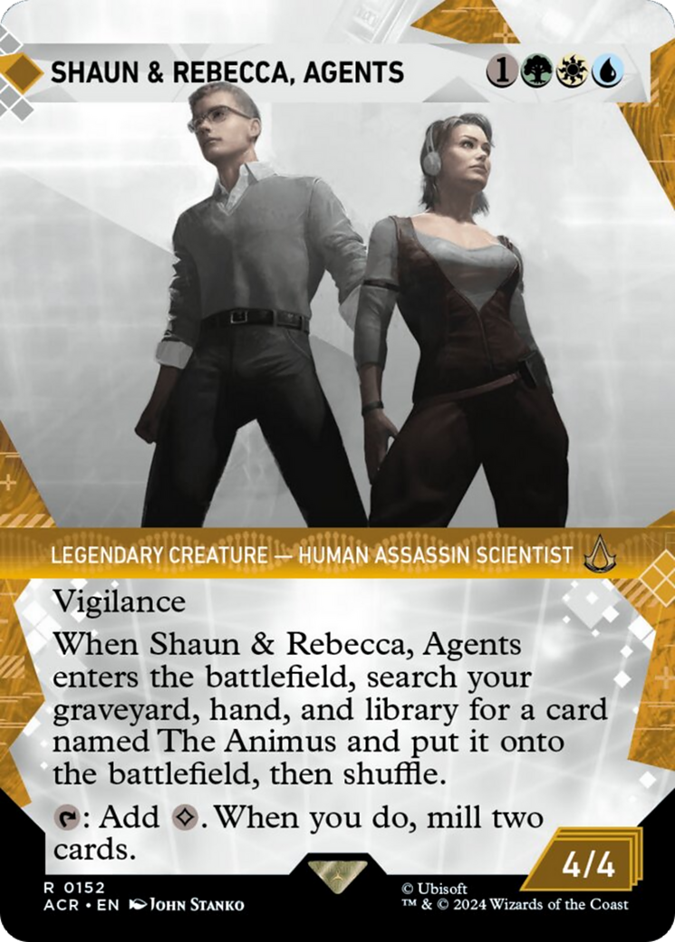 Shaun & Rebecca, Agents (Showcase) [Assassin's Creed] | Jomio and Rueliete's Cards and Comics