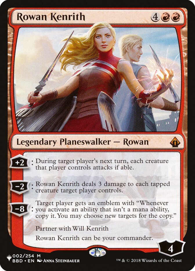 Rowan Kenrith [The List] | Jomio and Rueliete's Cards and Comics