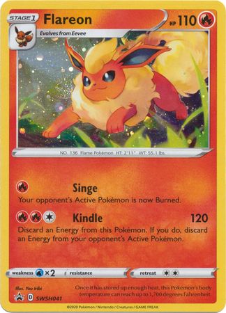 Flareon (SWSH041) [Sword & Shield: Black Star Promos] | Jomio and Rueliete's Cards and Comics