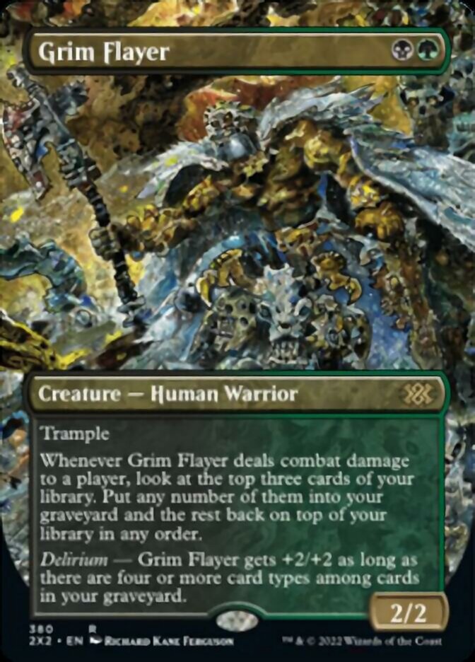 Grim Flayer (Borderless Alternate Art) [Double Masters 2022] | Jomio and Rueliete's Cards and Comics