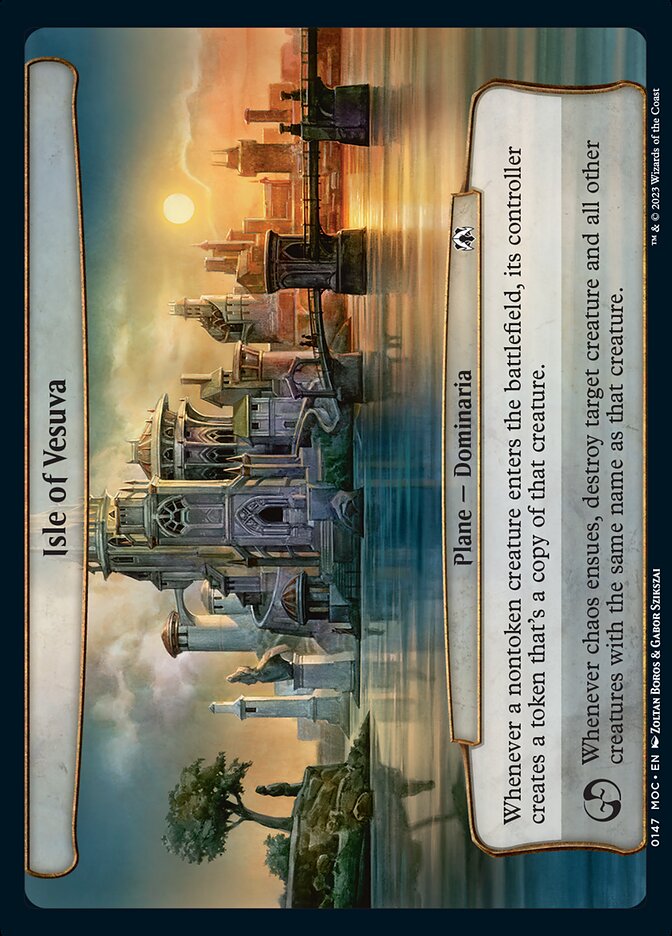 Isle of Vesuva [March of the Machine Commander] | Jomio and Rueliete's Cards and Comics