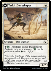 Tarkir Duneshaper // Burnished Dunestomper [March of the Machine] | Jomio and Rueliete's Cards and Comics