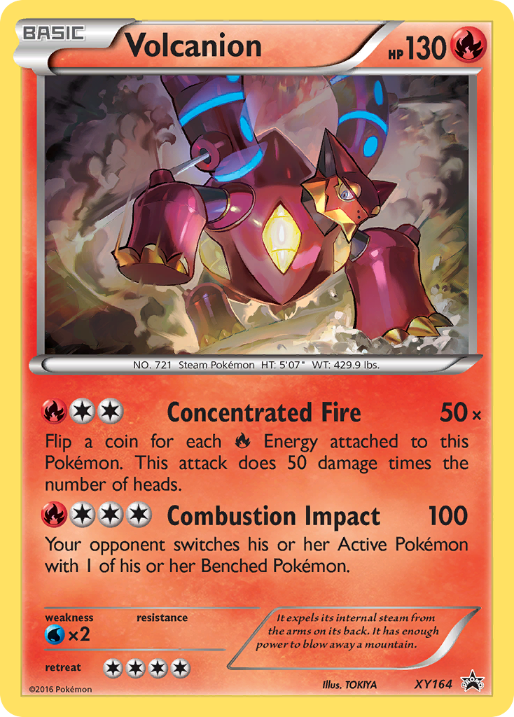 Volcanion (XY164) [XY: Black Star Promos] | Jomio and Rueliete's Cards and Comics