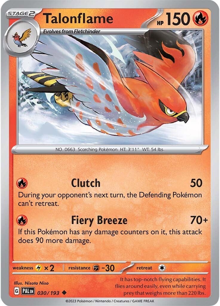 Talonflame (030/193) [Scarlet & Violet: Paldea Evolved] | Jomio and Rueliete's Cards and Comics