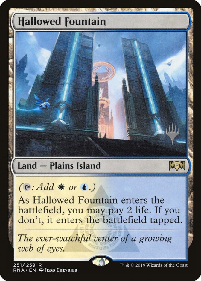 Hallowed Fountain (Promo Pack) [Ravnica Allegiance Promos] | Jomio and Rueliete's Cards and Comics
