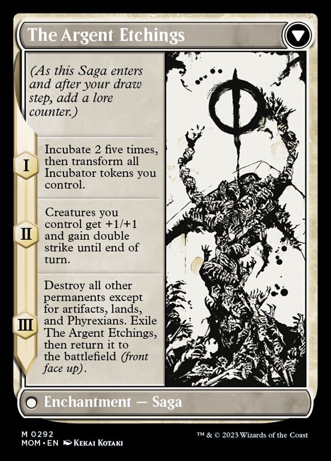 Elesh Norn // The Argent Etchings (Showcase Planar Booster Fun) [March of the Machine] | Jomio and Rueliete's Cards and Comics