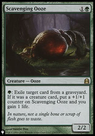 Scavenging Ooze [The List] | Jomio and Rueliete's Cards and Comics