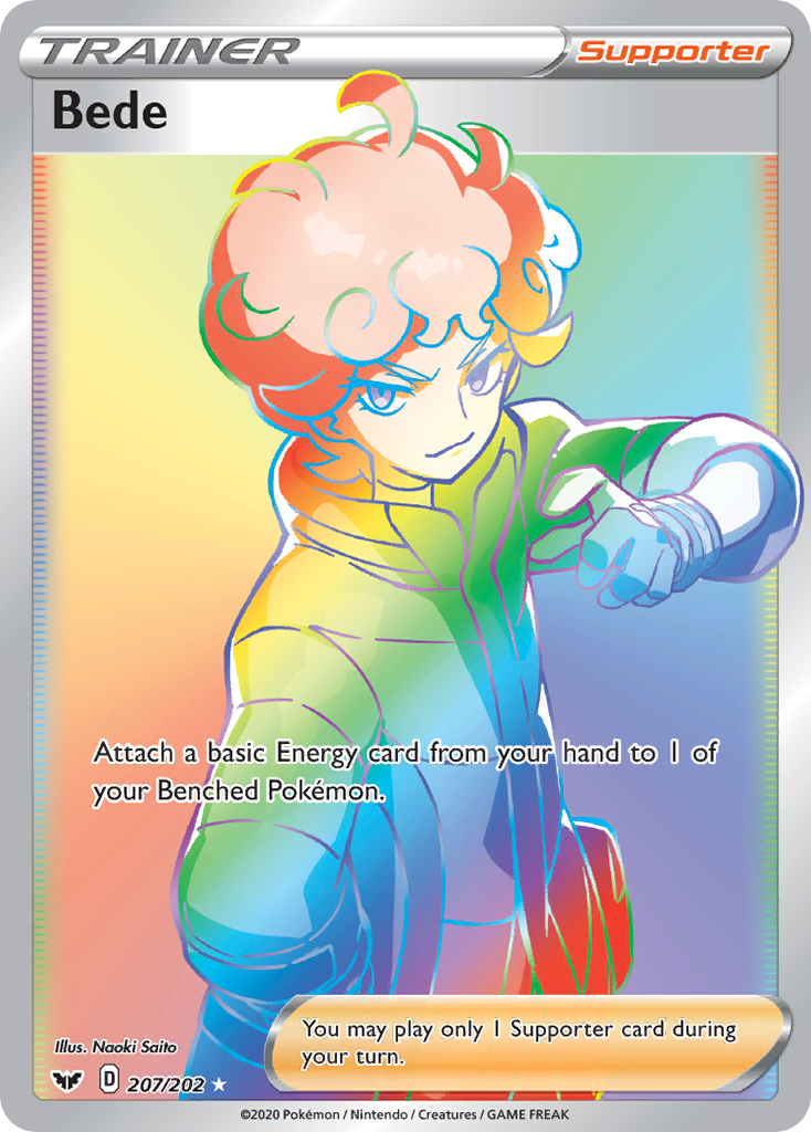 Bede (207/202) [Sword & Shield: Base Set] | Jomio and Rueliete's Cards and Comics