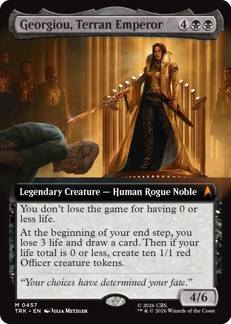 Georgiou, Terran Emperor (Extended Art) [Star Trek] | Jomio and Rueliete's Cards and Comics