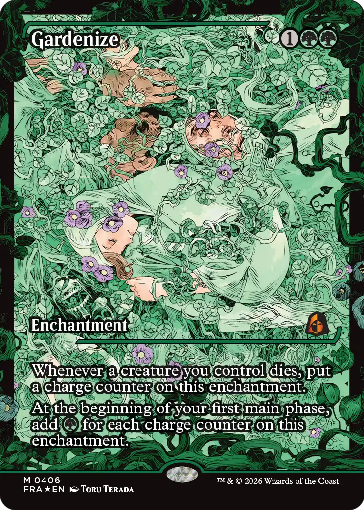 Gardenize (Showcase) (0406) [Reality Fracture] | Jomio and Rueliete's Cards and Comics