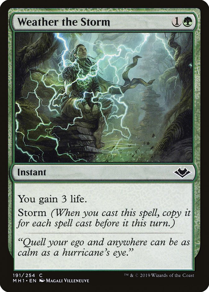 Weather the Storm [Modern Horizons] | Jomio and Rueliete's Cards and Comics