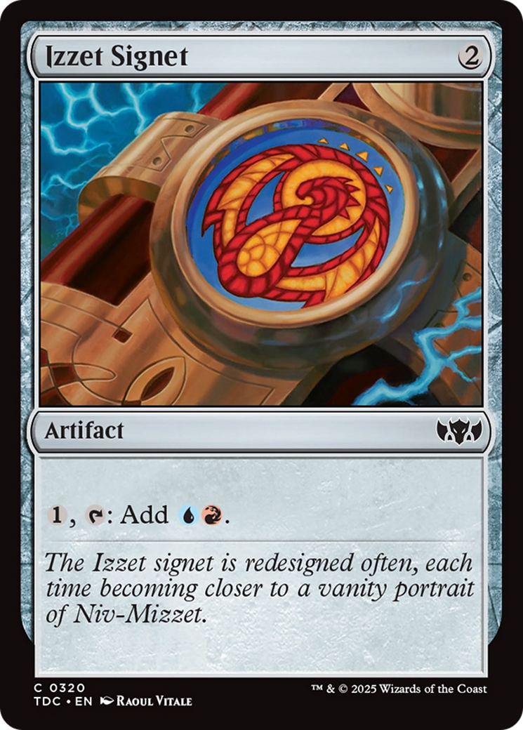 Izzet Signet [Tarkir: Dragonstorm Commander] | Jomio and Rueliete's Cards and Comics
