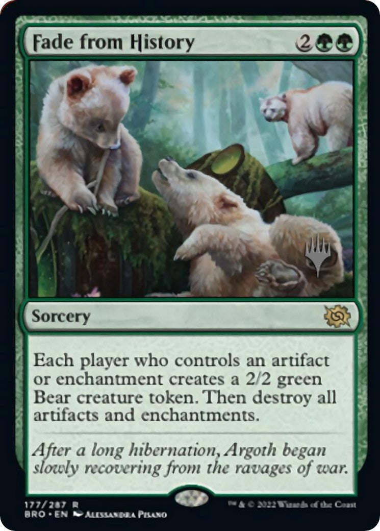Fade from History (Promo Pack) [The Brothers' War Promos] | Jomio and Rueliete's Cards and Comics