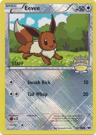 Eevee (84/108) (City Championship Staff) [League & Championship Cards] | Jomio and Rueliete's Cards and Comics