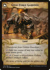 Golden Guardian // Gold-Forge Garrison [Rivals of Ixalan] | Jomio and Rueliete's Cards and Comics
