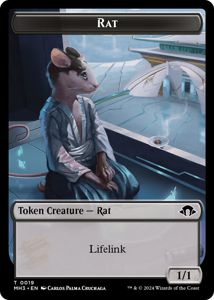 Phyrexian Germ // Rat Double-Sided Token [Modern Horizons 3 Tokens] | Jomio and Rueliete's Cards and Comics