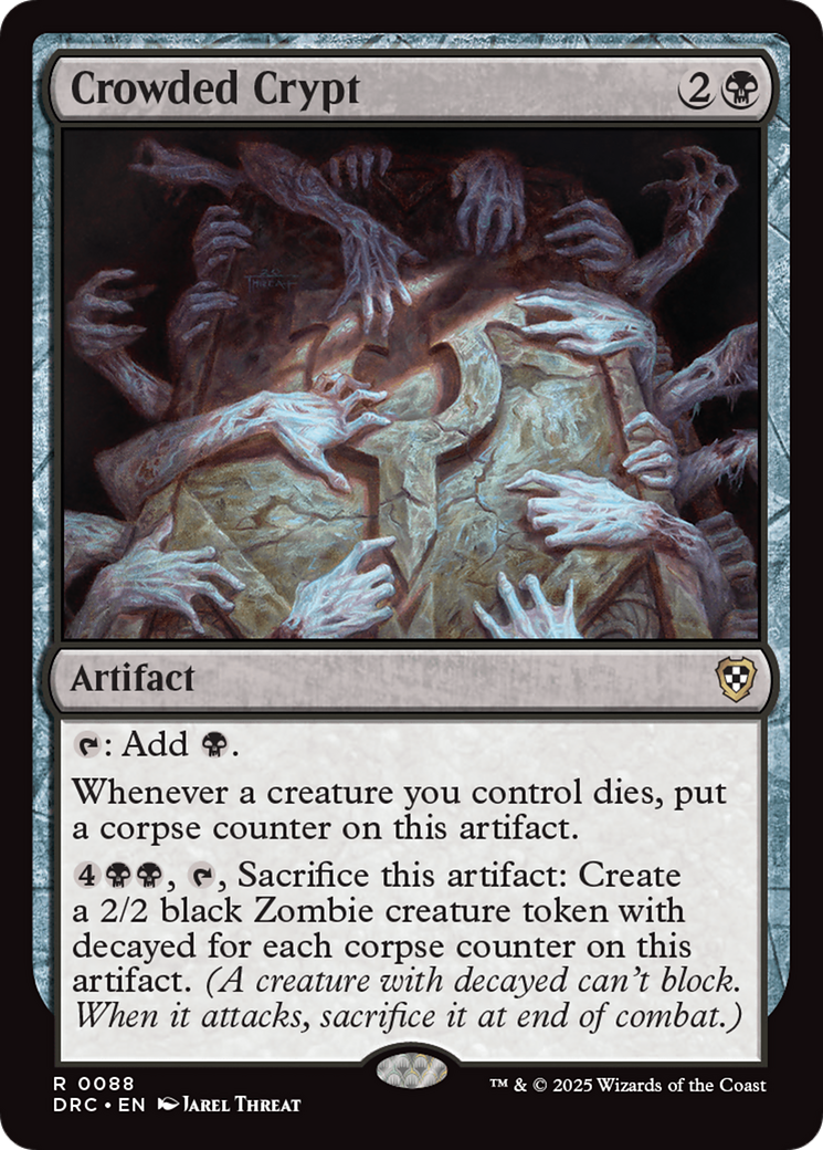 Crowded Crypt [Aetherdrift Commander] | Jomio and Rueliete's Cards and Comics