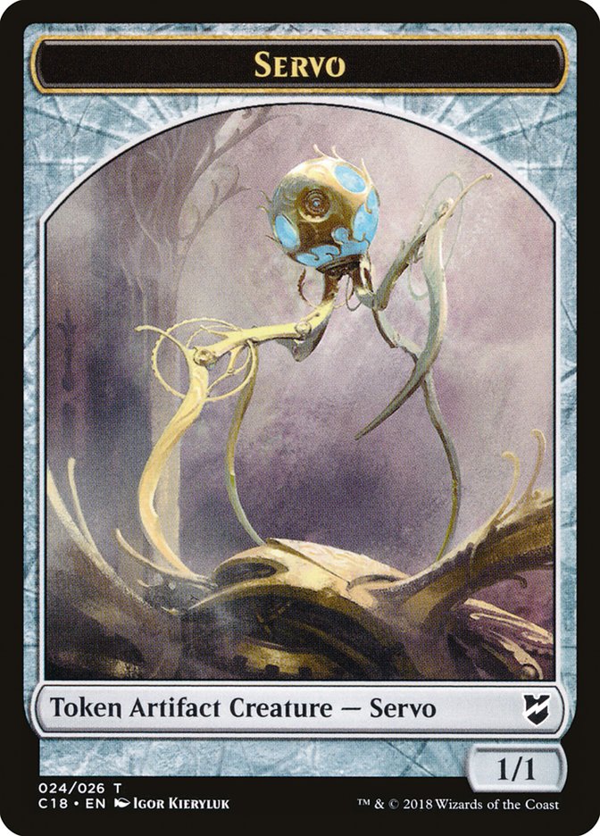 Servo Token [Commander 2018 Tokens] | Jomio and Rueliete's Cards and Comics