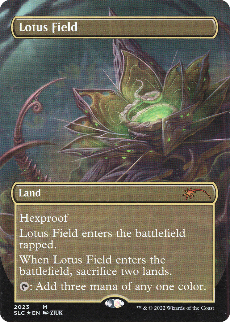 Lotus Field (Borderless) [Secret Lair Countdown Kit] | Jomio and Rueliete's Cards and Comics