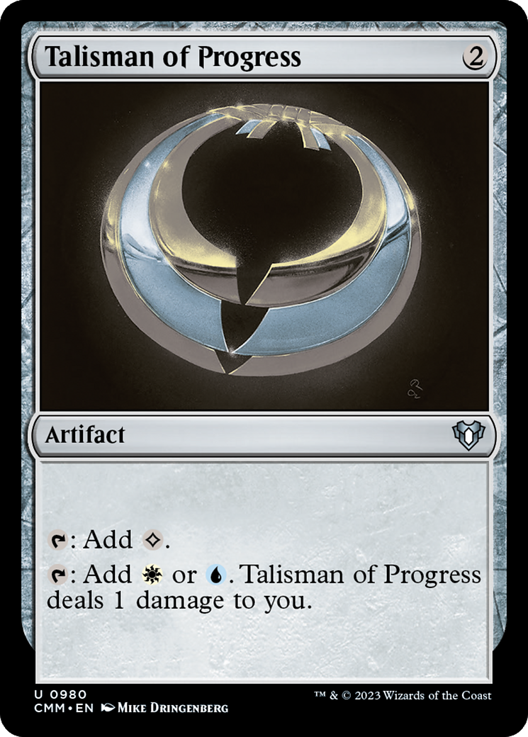 Talisman of Progress [Commander Masters] | Jomio and Rueliete's Cards and Comics