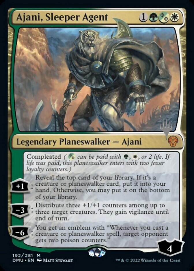 Ajani, Sleeper Agent (Promo Pack) [Dominaria United Promos] | Jomio and Rueliete's Cards and Comics