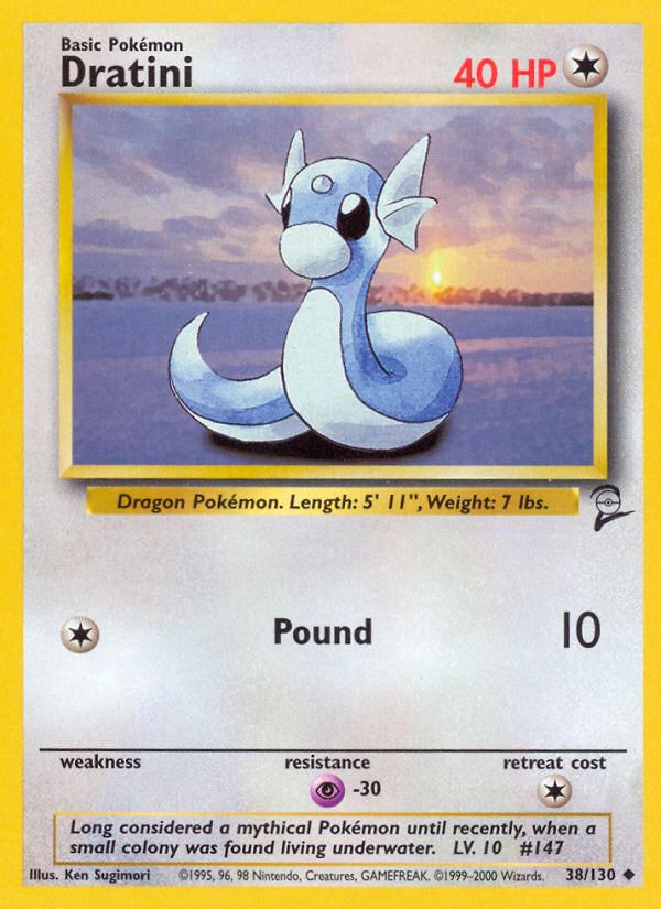 Dratini (38/130) [Base Set 2] | Jomio and Rueliete's Cards and Comics