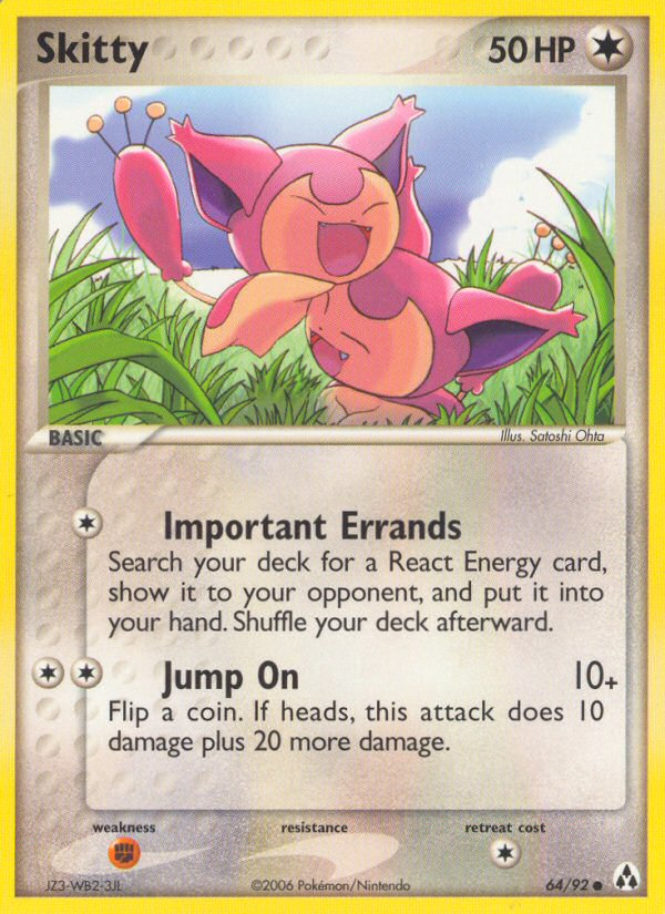 Skitty (64/92) [EX: Legend Maker] | Jomio and Rueliete's Cards and Comics