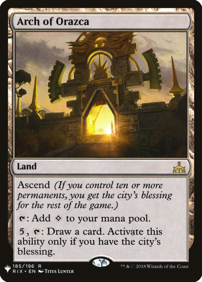 Arch of Orazca [Mystery Booster] | Jomio and Rueliete's Cards and Comics