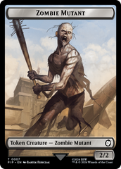 Energy Reserve // Zombie Mutant Double-Sided Token [Fallout Tokens] | Jomio and Rueliete's Cards and Comics