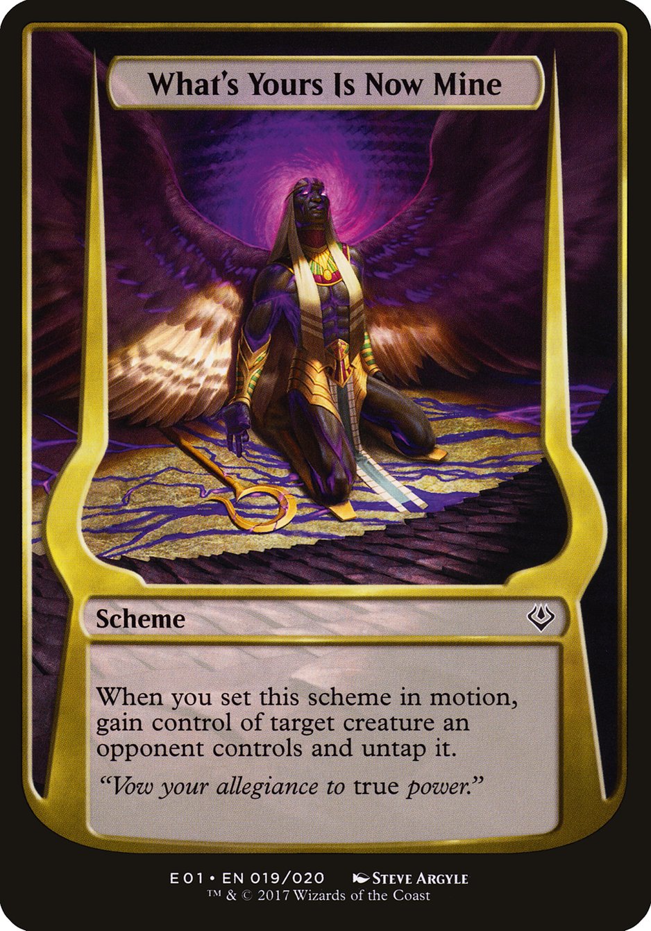 What's Yours Is Now Mine (Schemes) [Archenemy: Nicol Bolas Schemes] | Jomio and Rueliete's Cards and Comics