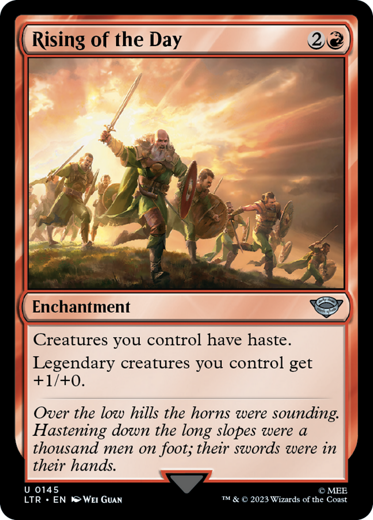 Rising of the Day [The Lord of the Rings: Tales of Middle-Earth] | Jomio and Rueliete's Cards and Comics