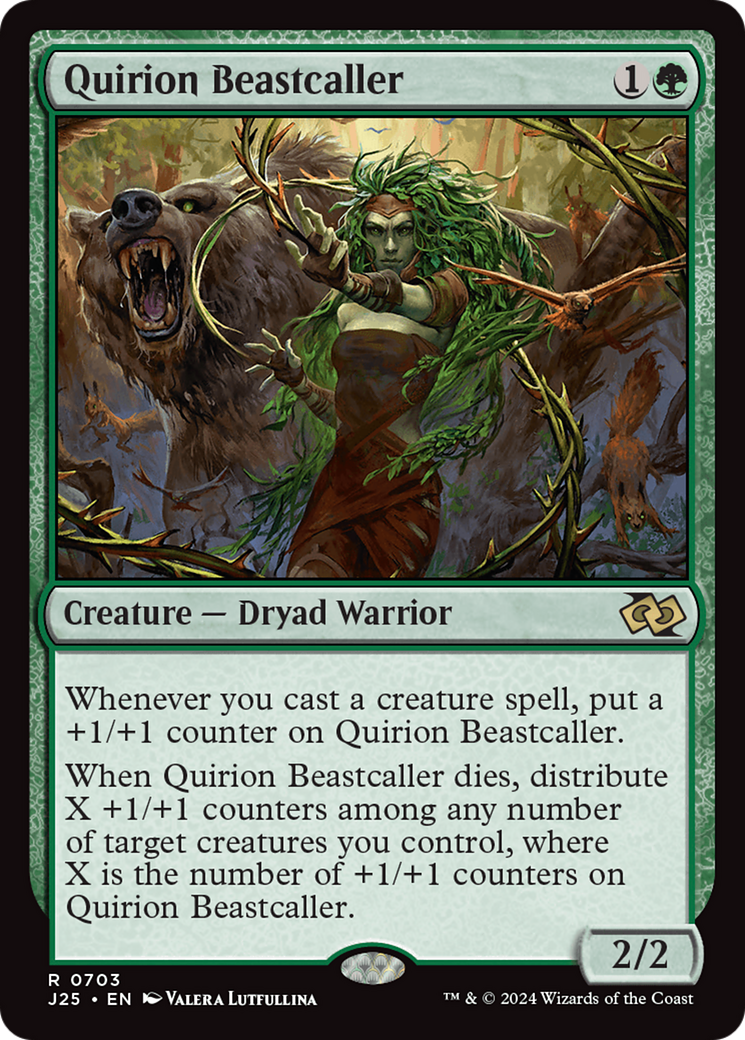 Quirion Beastcaller [Foundations Jumpstart] | Jomio and Rueliete's Cards and Comics