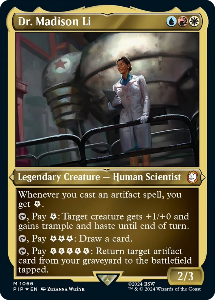 Dr. Madison Li (Display Commander) [Fallout] | Jomio and Rueliete's Cards and Comics